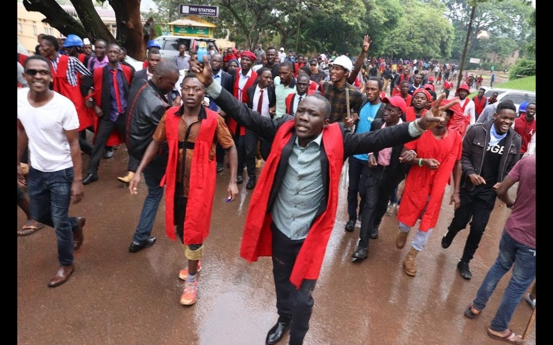 Makerere University Students Declare not to Stop Peaceful Protest