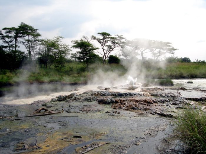 Kibiro hot springs